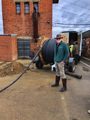 Financial Director Howard Johnson Overseeing New Cable Being Installed 600X800