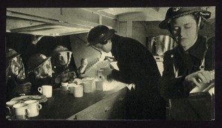 6846 PHOTO FIRE BRIGADE WOMEN WORKING MOBILE CANTEEN