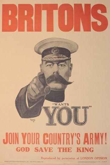 Kitcheners Conscription Poster