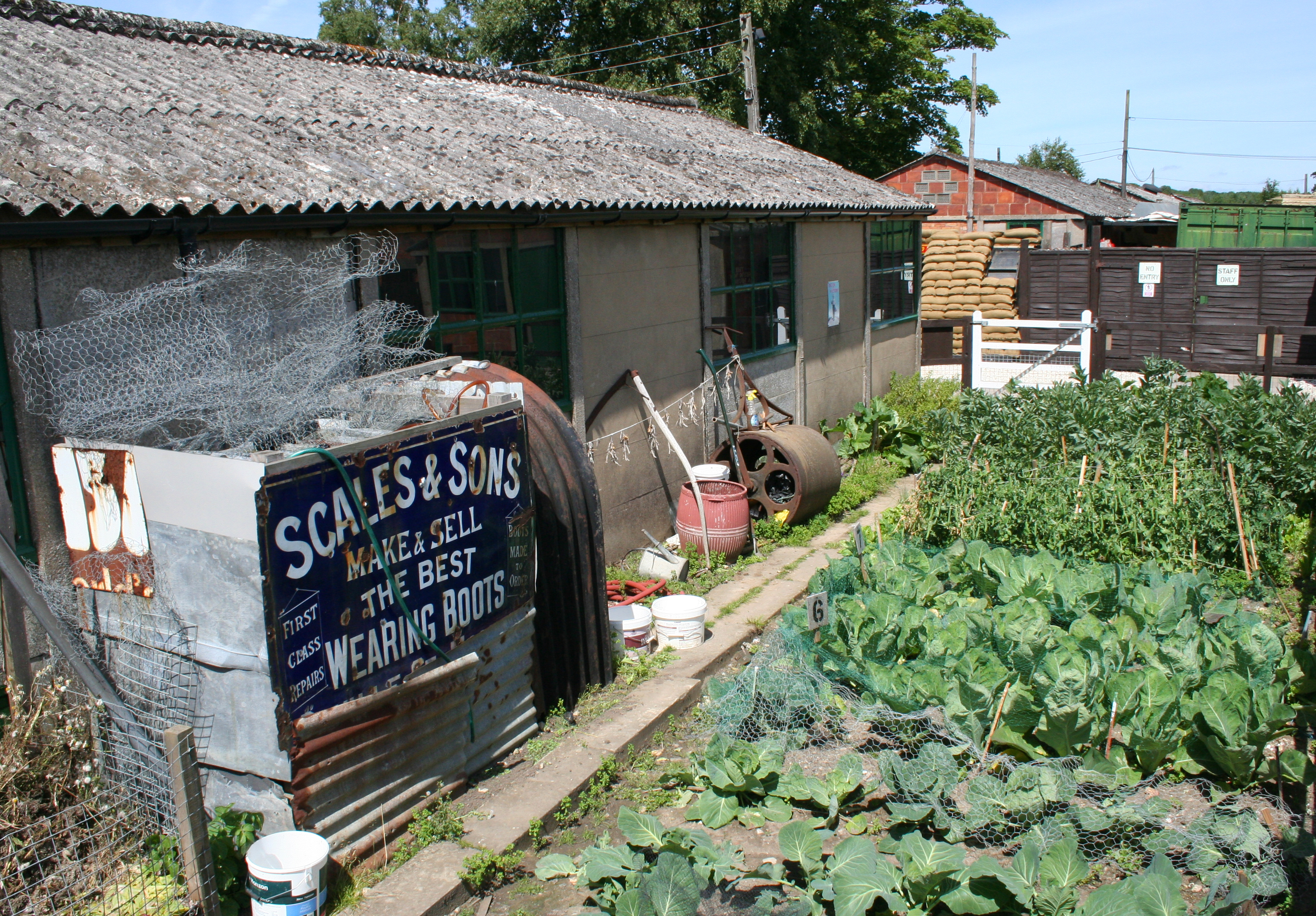 Dig For Victory Garden At Eden Camp Modern History Museum