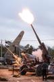 FIRING THE ACK ACK GUN