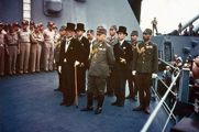 Surrender Of Japan Tokyo Bay 2 September 194Uring The Surrender Ceremonies.