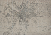 City Of York Baedeker Map Showing