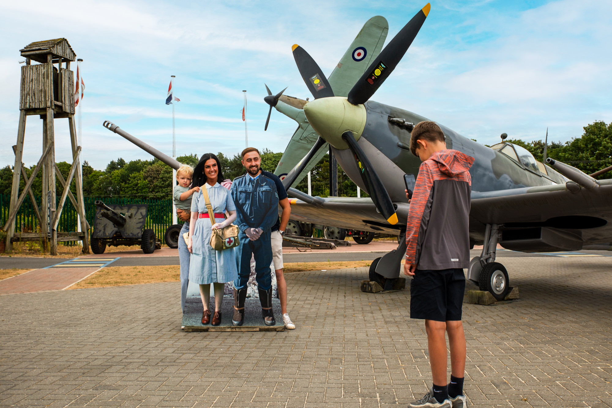 Eden Camp's Spitfire and Family 