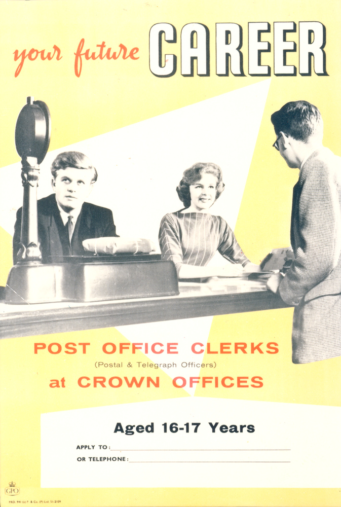 Recruitment Poster For Post Women WWII Postal Museum