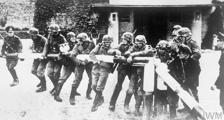 German Troops Breaking The Border
