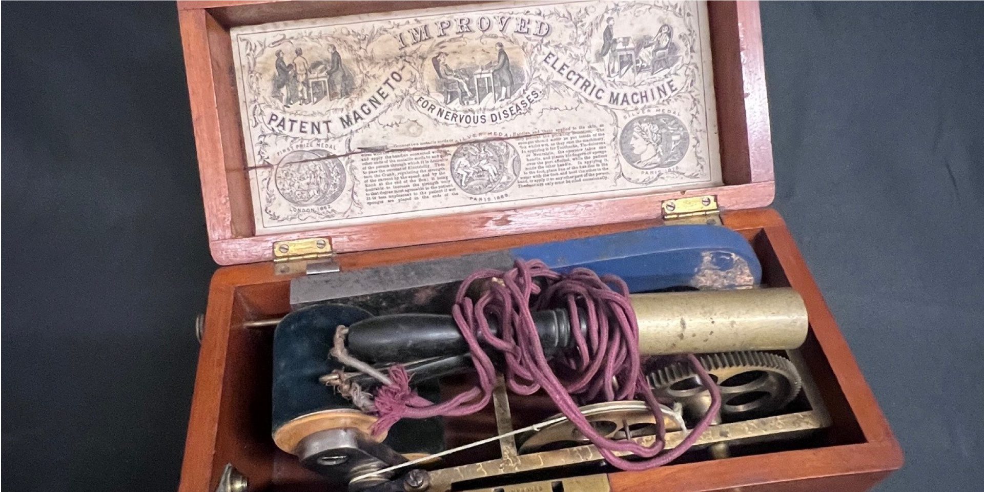 Elegant Victorian Electric Shock Therapy Machine