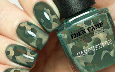 Eden Camp Launches new nail varnish: Camouflage