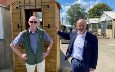 Kevin Hollinrake, Conservative Candidate for Thirsk & Malton, Attends Eden Camp’s D-Day 80th Anniversary Commemorative Event