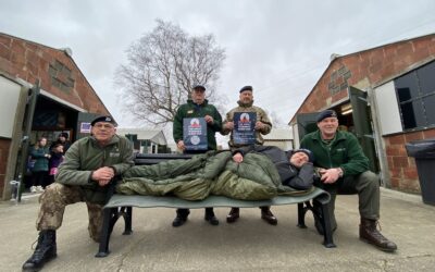 Eden Camp veterans sleep out to shine a light on homeless heroes